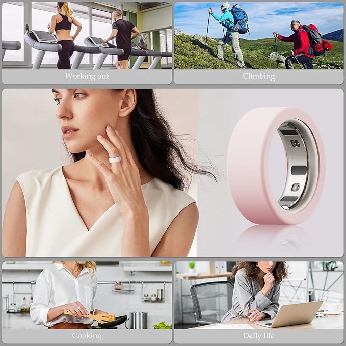 15 Pack Cover Compatible with Oura Ring Gen 4/Gen 3 Horizon/Gen 3 Heritage, Anti-Scratch Silicone Case for Oura Ring Protector for Women Men Working Out Gym, Support Charging with Cover on