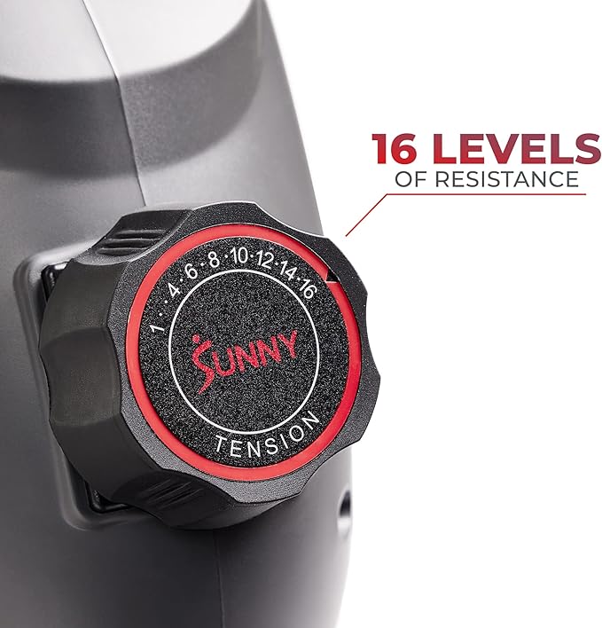 Sunny Health & Fitness Multi-Function Premium Magnetic Rowing Machine, Bicep Curls, Upward Rows, Seated Rows, Foldable Slide Rails, Digital Monitor, Optional Free SunnyFit App Connection