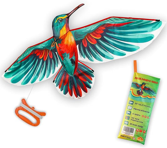 ORGCLDKT- 3D Lifelike Style Bird/Eagle Kite, Super Easy to Fly with, Ideal for Kids, Adults, Girls