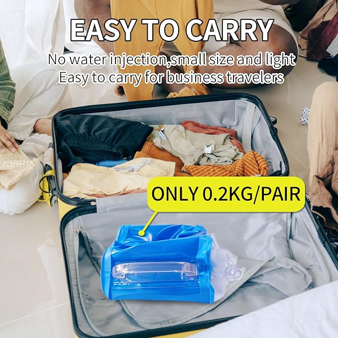 Water Dumbbells, Water Filled Training Dumbbells, Travel Weights Set, Adjustable Weights to 4-30 Lbs/Pair, Portable Gym for Strength Training, Fitness and Shaping