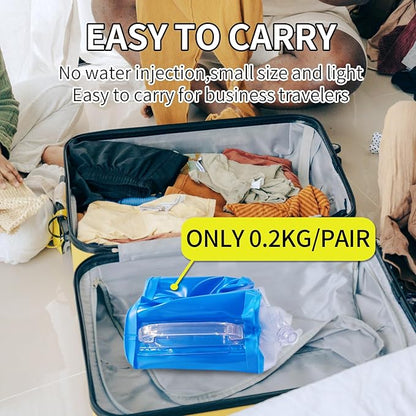 Water Dumbbells, Water Filled Training Dumbbells, Travel Weights Set, Adjustable Weights to 4-30 Lbs/Pair, Portable Gym for Strength Training, Fitness and Shaping