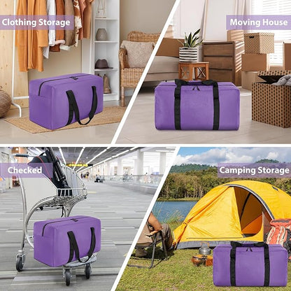 Large Travel Duffle Bag, 80L Gear Bag for Men and Women, Storage Bag Ideal for Overnight Camping and Weekend Getaways