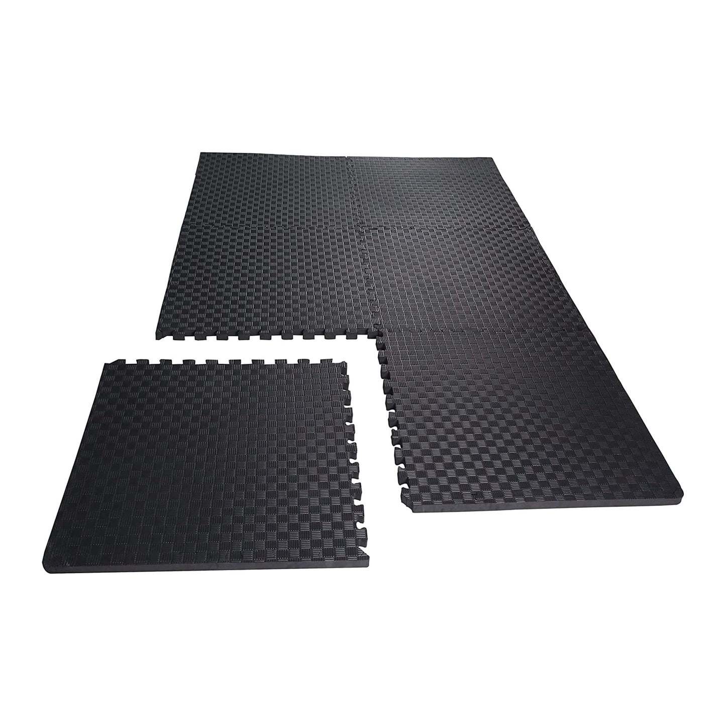 BalanceFrom Puzzle Exercise Mat 1/2-inch Thick, EVA Interlocking Foam Floor