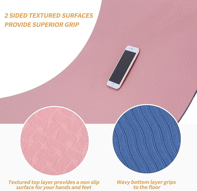 Yoga Starter Kit - 11-Piece Set with Yoga Blocks, Strap, Ball, Mat, Carrying Strap, Net Bag, Cooling Towel