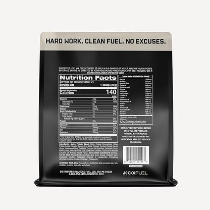 Jocko Fuel Mölk Whey Protein Powder - Keto, Probiotics, Digestive Enzymes, Amino Acids, Low Sugar Monk Fruit Blend - Supports Muscle Recovery & Growth (24 Servings, Cookies & Cream)