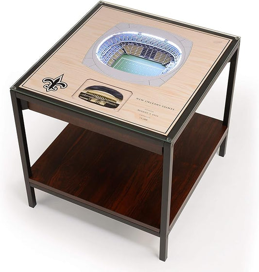 YouTheFan NFL 25-Layer StadiumViews Lighted End Table