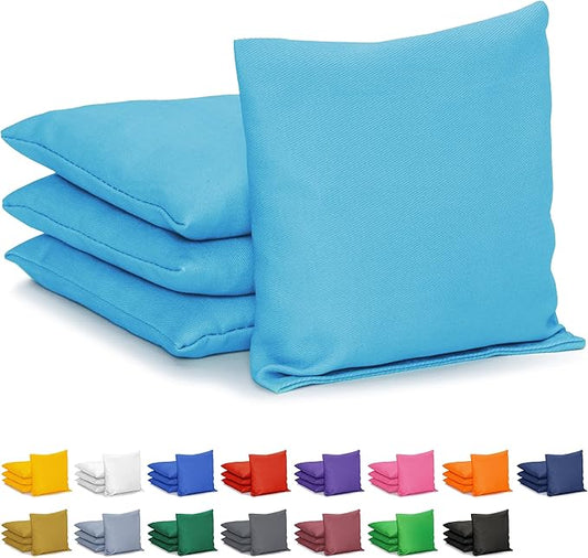 GoSports Classic Cornhole Bean Bags Set of 4-16 Colors Available - Regulation All Weather, Mix and