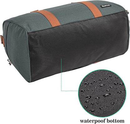 Kuston Sports Gym Bag with Shoe Compartment&Wet Pocket,Travel Duffel bag,Weekend Bag,Workout Bag Suitable for Men and Women