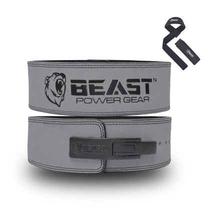 Beast Power Gear Weight Lifting Belt Lever Buckle 10MM 13MM Thick & 4 Inches Free Strap