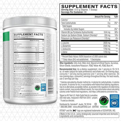 Xtend XTEND Original BCAA Powder 7g BCAA and 2.5g L-Glutamine, Sugar Free Post Workout Muscle Recovery Drink with Amino Acids for Men & Women, 30 Servings