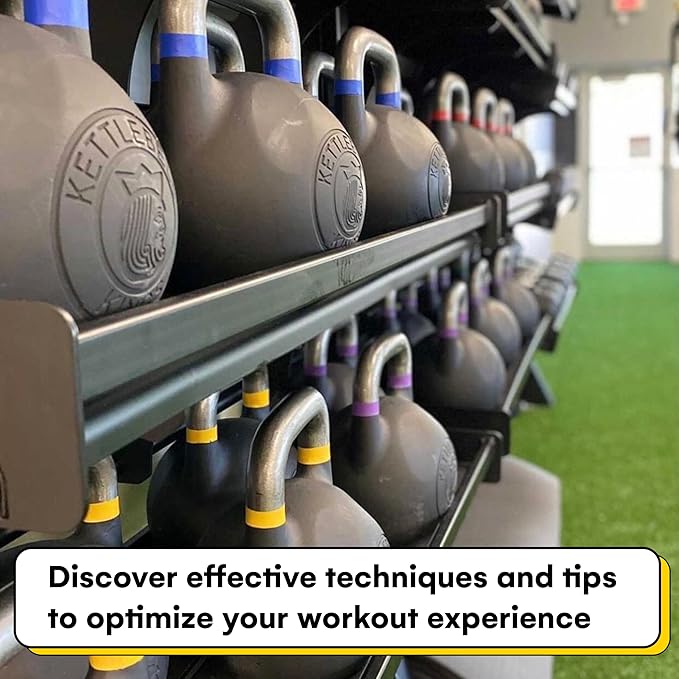 Kettlebell Kings Powder Coated Kettlebell Weights - 9-97 lb Strength Training Kettlebells for Men and Women - Hand Weights Workout Gym Equipment - Weights Set for Home Gym- New