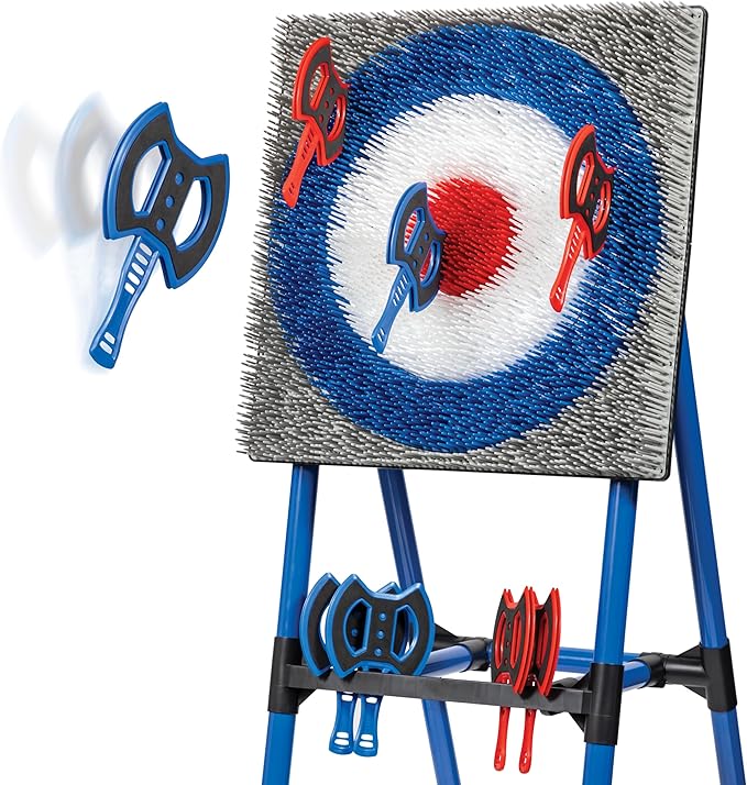 EastPoint Original Axe Throwing Game Set – Steel Frame Target for Indoor and Outdoor Use