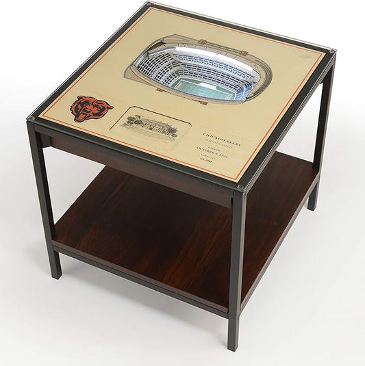 YouTheFan NFL 25-Layer StadiumViews Lighted End Table