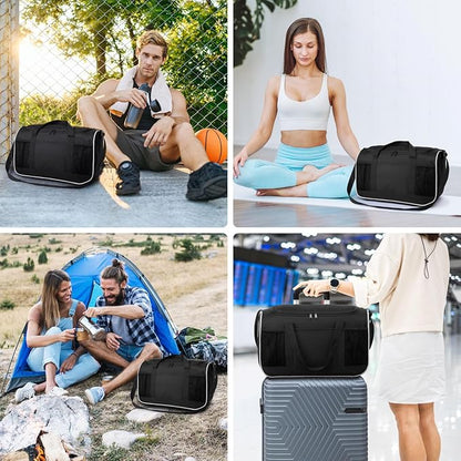 BuyAgain Duffle Bag, 17" Small Travel Carry On Sport Duffel Gym Bag.