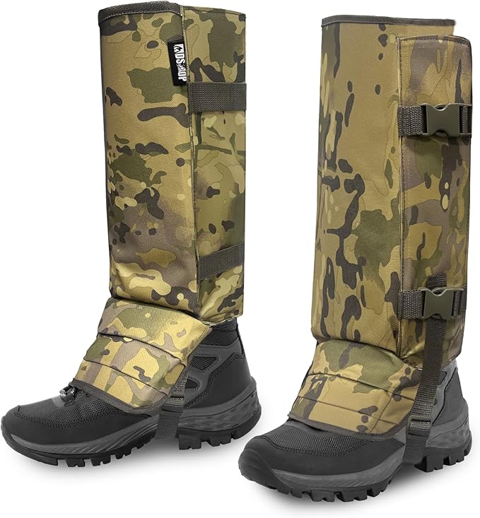 Snake Gaiters Leg Guards, Waterproof Snake Guards, Adjustable Snake Bite Protection for Lower Legs, Snake Chaps for Men&Women