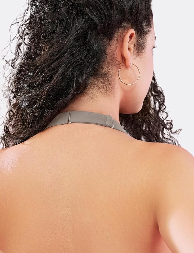 VOYJOY Sports Bras for Women Basic Wireless Bra Crop Workout Yoga Bra Sexy Tank Top