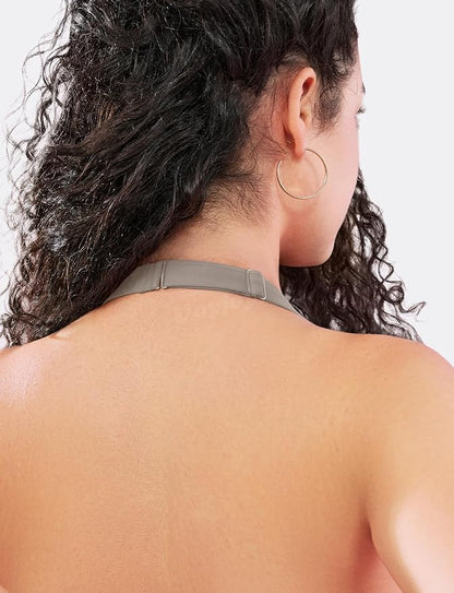 VOYJOY Sports Bras for Women Basic Wireless Bra Crop Workout Yoga Bra Sexy Tank Top