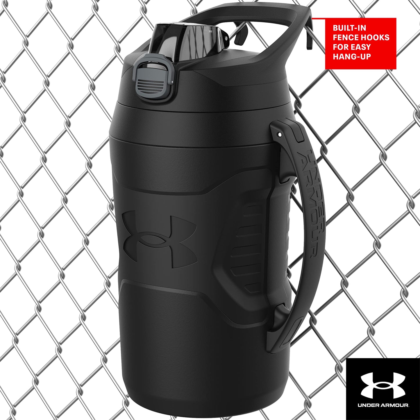 Under Armour 32 oz Insulated Water Bottles - Sports Water Jug with Fence Hook, Leak Resistant for