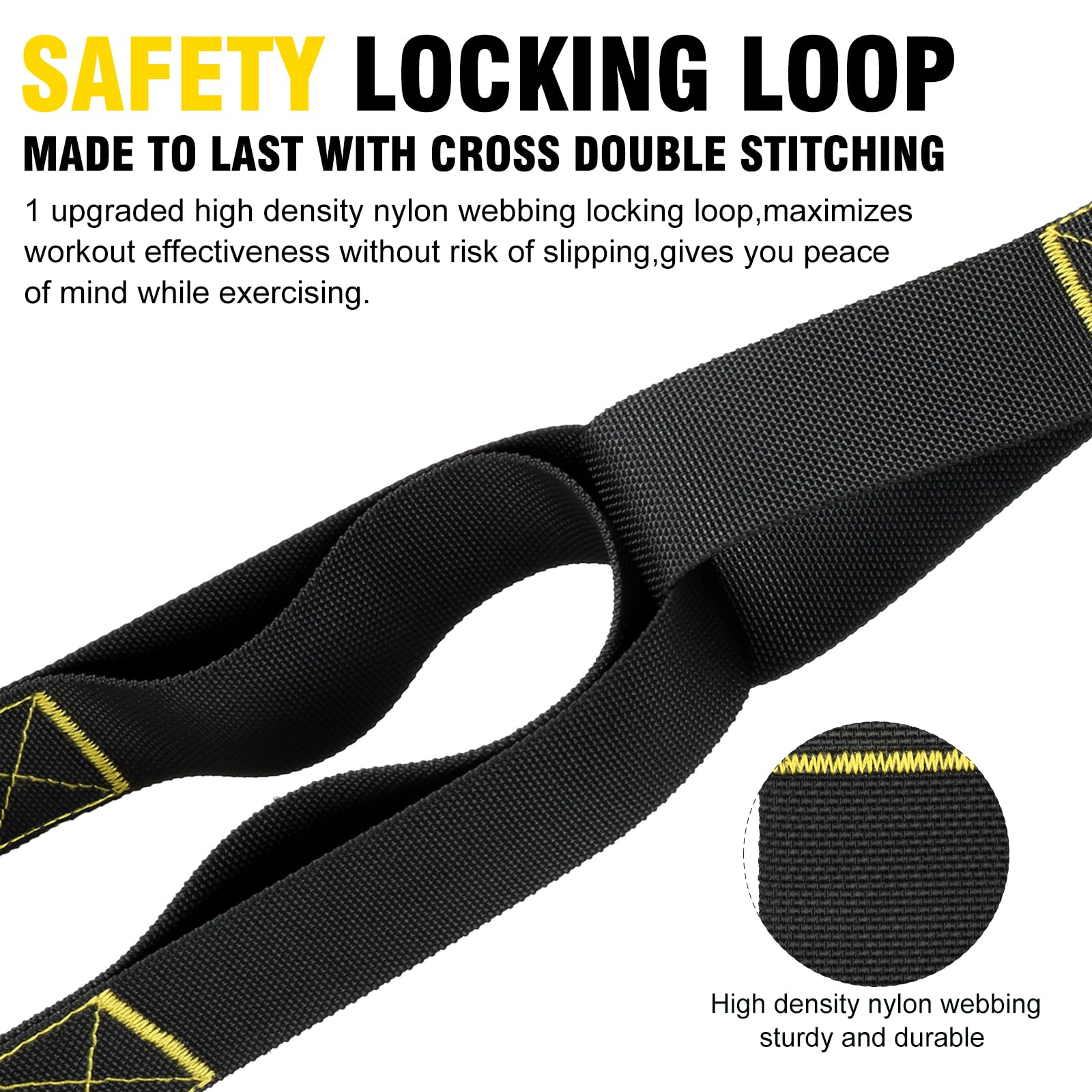 Home Resistance Training Kit, Bodyweight Resistance Bands with Handles, Door Anchor, Resistance