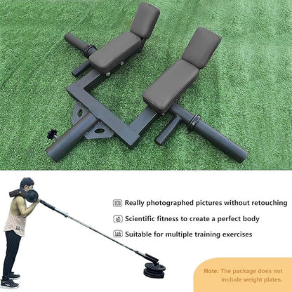 Viking Press Landmine Handle for 2-Inch Barbell, Hack Squat T-Bar Row Attachment Strength Training Accessories, Shoulder Press Landmine Attachment Equipment