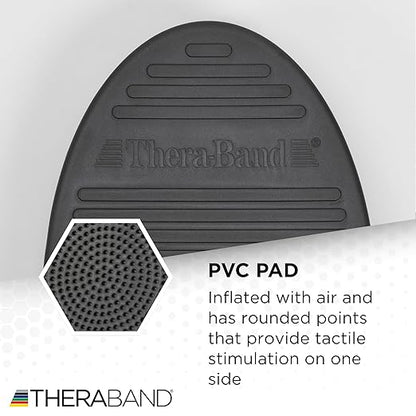 THERABAND Stability Trainer Pad, Advanced Level, Extra Soft, Black Foam Balance Pad for Physical Therapy, Exercise Pad for Core Strength, Lightweight Non-Slip Balance Trainer, Portable Foam Pad for Home or Clinic Use