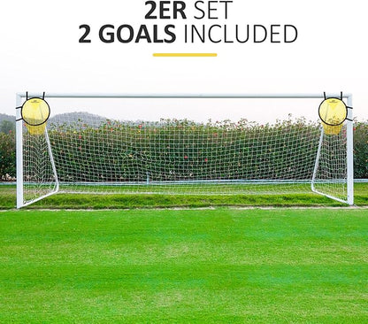 PodiuMax Top Bins Soccer Target Goal, Easy to Attach and Detach to The Goal, Set of 2, for Shooting Accuracy Training