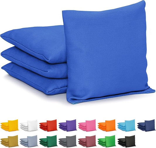 GoSports Classic Cornhole Bean Bags Set of 4-16 Colors Available - Regulation All Weather, Mix and