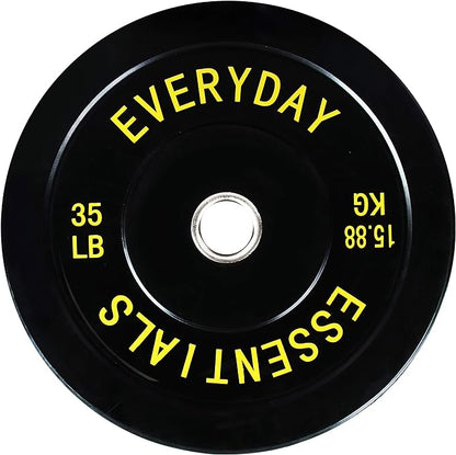 Olympic Bumper Plates Set, 2" Weight Plates for Strength Training & Weightlifting, Paris or Set or Set with Barbell, Multiple Options