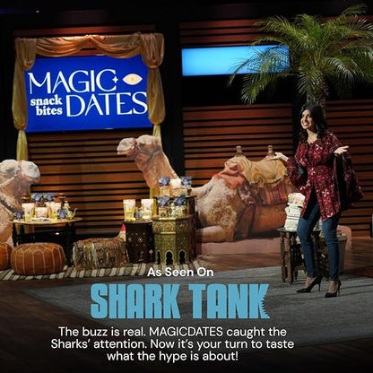 MAGICDATES Date Snack Bites | Salted Walnut Brownie – 4 Bags (16 Servings) | Medjool Dates | Himalayan Pink Salt | No Added Sugar | Vegan | Paleo | Gluten-Free | Healthy Chocolate Dessert