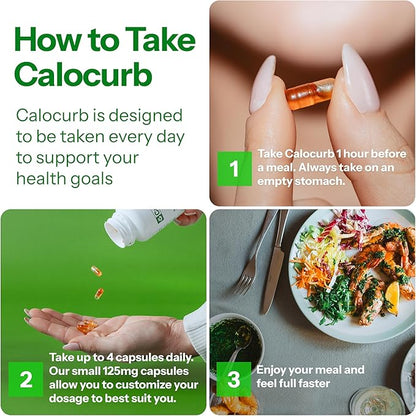 Calorie Control Supplement 6X Natural GLP-1 Activator, Official & Patented Amarasate Formula, Plant Based Dietary GLP1 Supplement, Manages Appetite, Hunger & Cravings, 1 Month Average Supply, 90 Count