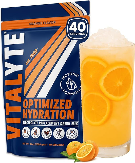 Vitalyte Electrolyte Powder Drink Mix, Isotonic Electrolyte Hydration Mix, Gluten Free Post Workout