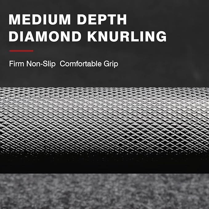 LIONSCOOL 7FT Olympic Barbell for Weightlifting, Power Lifting, 2 Inch Strength Training Bar for Squats, Deadlifts, Presses, Rows, Curls - 700lbs/1000lbs/1500lbs Capacity