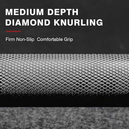 LIONSCOOL 7FT Olympic Barbell for Weightlifting, Power Lifting, 2 Inch Strength Training Bar for Squats, Deadlifts, Presses, Rows, Curls - 700lbs/1000lbs/1500lbs Capacity