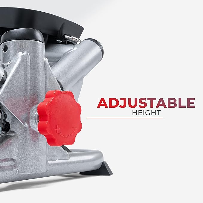 Sunny Health & Fitness Mini Steppers for Exercise at Home, Stair Step Workout Machine, Full Body Cardio Equipment, with Optional Free SunnyFit App Connection and Resistance Band