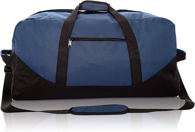 DALIX 25" Big Adventure Large Gym Sports Duffle Bag (Black Grey Navy Blue Red Camo)