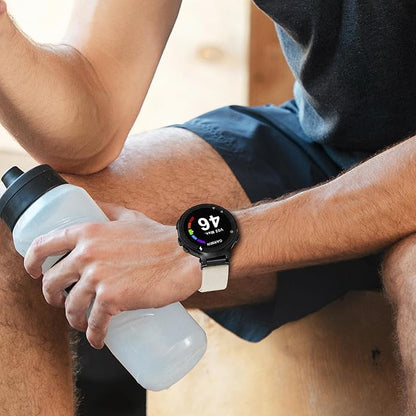 Elastic Nylon Watchband Compatible with Garmin Forerunner 235/220/230/620/630/735XT,Soft Adjustable Sport Stretchy Replacement Strap for Forerunner 235 Lite/Approach S20/S6/S5 Accessory