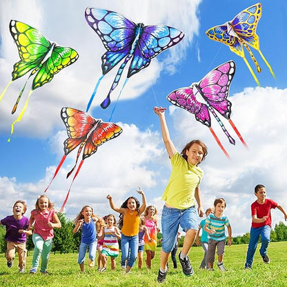 Kite for Kids Ages 3-5 4-8 & Adults, Flying Toys| Beach Toys| Outdoor Toys, Easy to Fly Butterfly Kites with Handle and 328FT Kite String, Large Kites for Boys Girls Birthday Gifts Party Favor Games