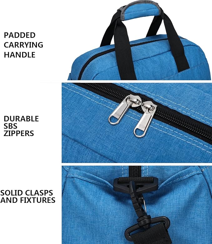 14 inch Small Gym Bag for Women & Men, Mini Duffel Bag for Travel Sports Lightweight Carry On Bag,Navy Blue