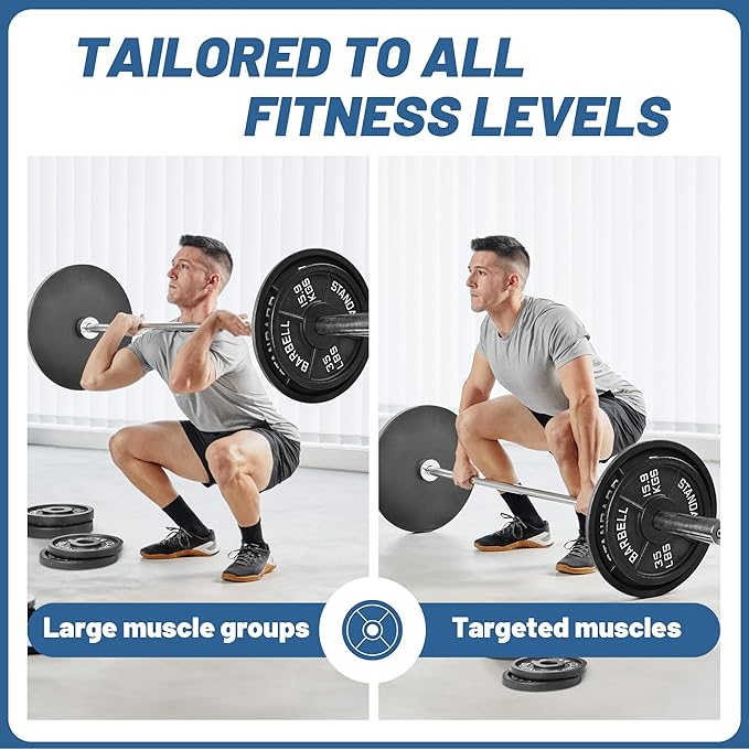 Professional-Grade Cast Iron Weight Plates | Dual-Hole Weight Plates with 2-Inch Bore | Ideal for Strength Training and Weightlifting | Multiple Weight Options Available