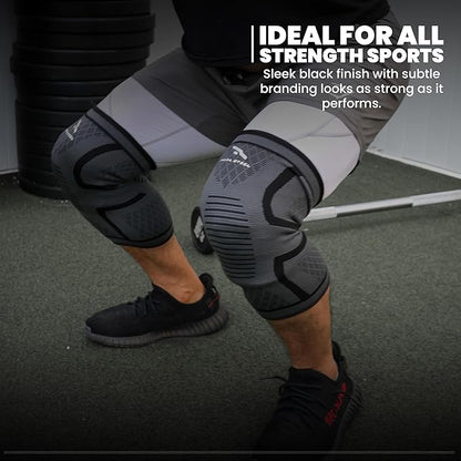 Real Steel Compression Knee Brace for Women & Men 1-Pair Knee Brace for Running Knee Pain, Knee Support Compression Sleeve