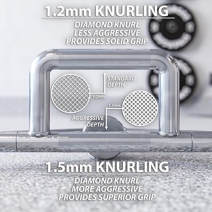 Synergee 20kg and 25kg Chrome or Black Olympic Hex Barbell Trap Bar with Rotating, Flat or Raised Handles for Squats, Deadlifts, Shrugs.