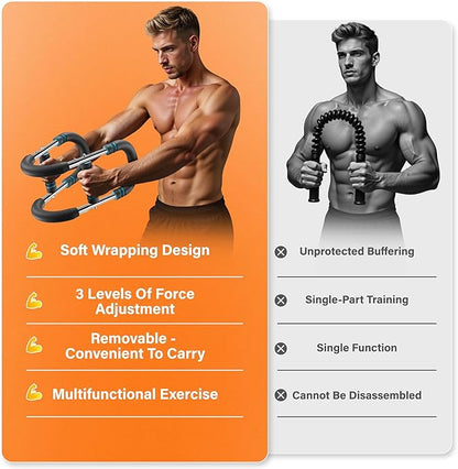 Twister Arm Trainer Chest Workout Equipment, Portable Home Gym Equipment for Strength Training