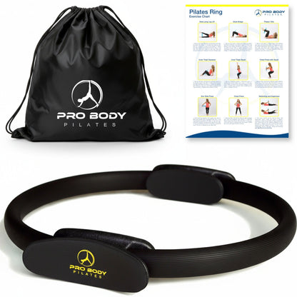 ProBody Pilates Circle - 14 Inch Magic Circle Pilates Ring (Black)