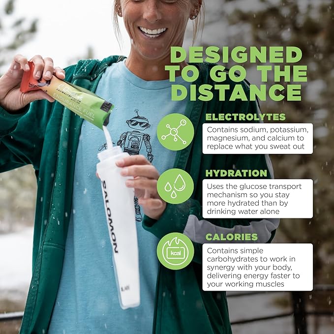 Tailwind Nutrition Endurance Fuel, Carbohydrate & Electrolyte Sports Drink Mix Powder, Gluten-Free, Vegan, Dauwaltermelon, 30 Servings