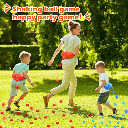 Skirfy Party Shaking Swing Balls Game Set for Kids Adults,Backyard Family Toy with 40 Balls, Birthday 4th of July Games Outdoors Indoors Bachelorette Party Games for Boys and Girls Age 5 6 7 8 9+