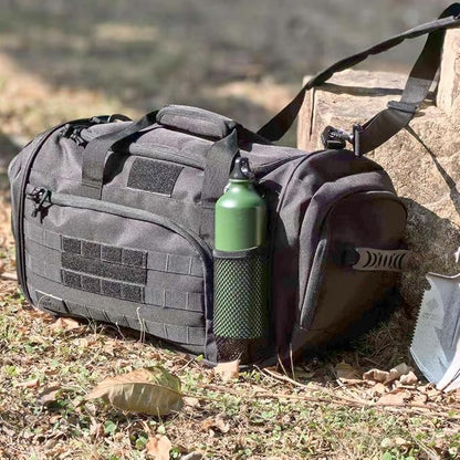 APRlLBAY 43L Large Capacity Military Duffel Bag - Tactical Gym Bag/Weekender for Men & Women (Jet Black)