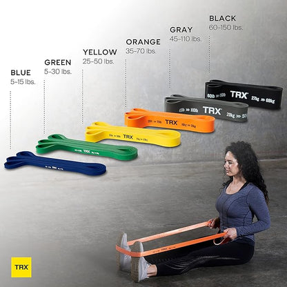 TRX Training Strength Band Set, Full-Body Resistance Bands for Home and Gym Use, Resistance Bands for Working Out