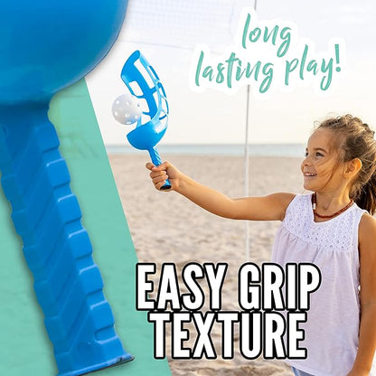 Franklin Sports Fun 5 Combo Outdoor Game Set - Backyard, Beach + Camping Games for Kids - Badminton, Volleyball, Flip Toss, Flying Disc - Horseshoes or Ring Toss