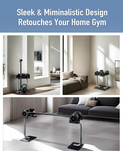 Adjustable Dumbbell – 12.5/25lb Single Unit OR Set of 2 – 5-in-1 Adjustable Weight for Home Gym, Strength Training & Fitness Workouts, White OR Black