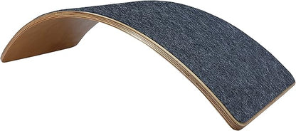 Adventure Awaits! Balance Wobble Board 2-Pack Natural Hardwood with Optional Felt Layer Included for Adventurous Kids or Yoga